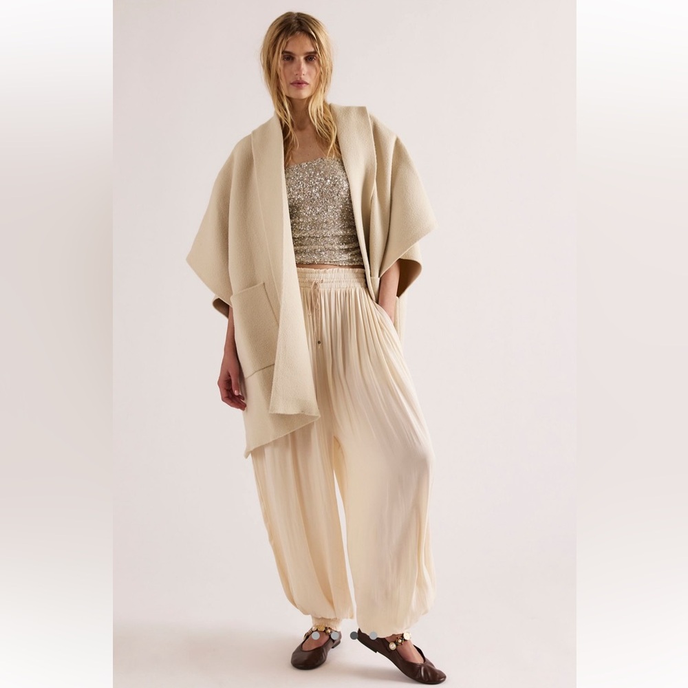 SOLD NWT Free People All I Need Cozy Hooded Duster - Picture 11 of 12
